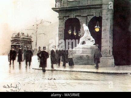 Dobrowolski comédie française 1908. Banque D'Images