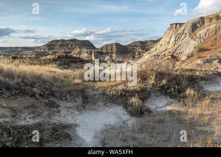 Le parc provincial des dinosaures dans la vallée de Red Deer en Alberta, Canada Banque D'Images