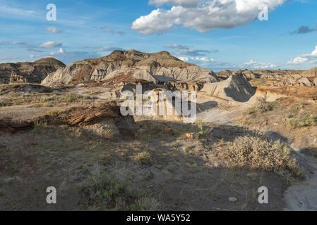 Le parc provincial des dinosaures dans la vallée de Red Deer en Alberta, Canada Banque D'Images