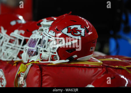 August 17th, 2019 : KC pendant l'Casques Pittsburgh Steelers vs Kansas City Chiefs au Heinz Field de Pittsburgh, PA. Jason Pohuski/CSM Banque D'Images