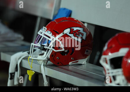 August 17th, 2019 : KC pendant l'Casques Pittsburgh Steelers vs Kansas City Chiefs au Heinz Field de Pittsburgh, PA. Jason Pohuski/CSM Banque D'Images