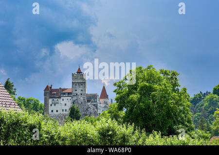 Château de Bran près de Brasov, Transylvanie Banque D'Images