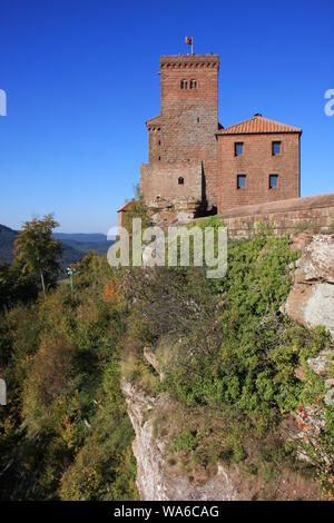 Le château de Trifels près de Annweiler Allemagne Banque D'Images