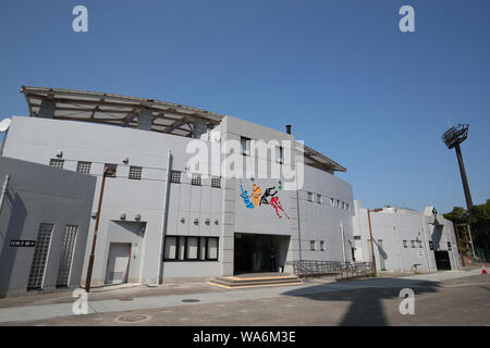 € vue générale de l'Oi Hockey Stadium Pitch du Sud, le 17 août 2019 - Hockey : Ready Steady Tokyo au Stade de Hockey Hockey Oi Sud Pitch, Tokyo, Japon. (Photo de YUTAKA/AFLO SPORT) Banque D'Images