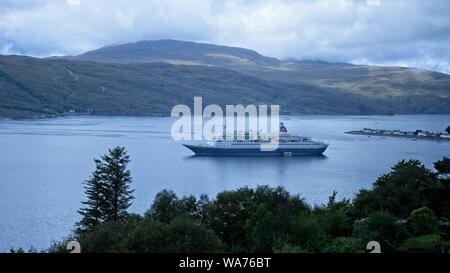 Black Watch, Fred Olsen Cruise Line, Loch Broom, Ullapool Banque D'Images