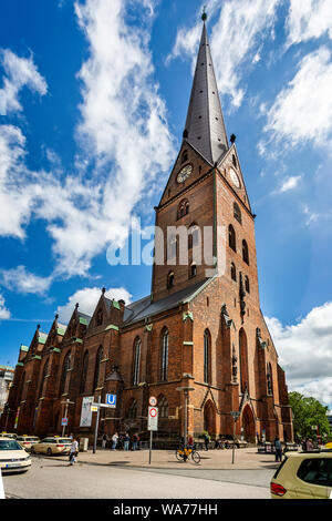 L'église Saint Pierre - style gothique - à Hambourg, Allemagne, le 16 juillet 2019 Banque D'Images