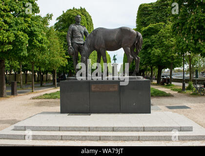 Monument en mémoire du corps expéditionnaire russe 1916. Paris Banque D'Images