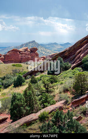 Belles Roches Rouges dans Morrison CO Banque D'Images