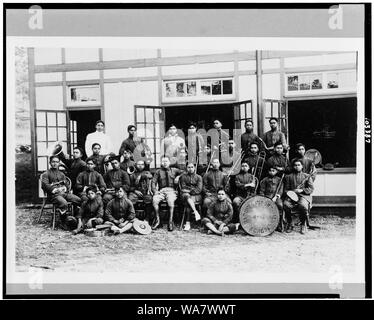 Groupe de l'école industrielle de Baguio, Philippines, Baguio Banque D'Images