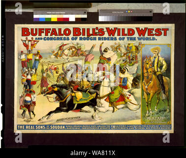 Buffalo Bill's wild west et congrès des Rough Riders du monde Banque D'Images