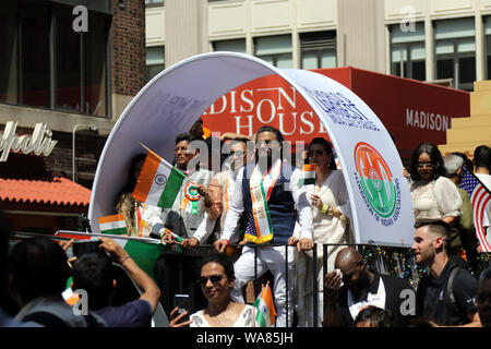 Indian Day Parade, New York, USA Banque D'Images