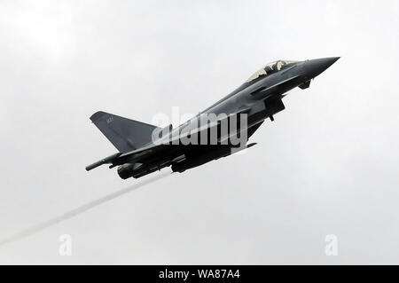 Londres, Royaume-Uni. Août 18, 2019. Typhoon de la RAF. Festival de Biggin Hill 2019 Vol Crédit : JOHNNY ARMSTEAD/Alamy Live News Banque D'Images