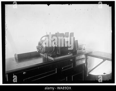 CENSUS BUREAU. Département du commerce. TABULATING MACHINE Banque D'Images