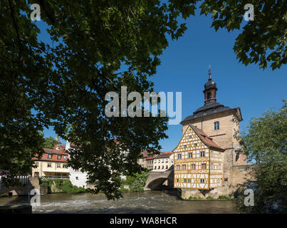 Altes Rathaus, Bamberg, Bavière, Allemagne, Europe Banque D'Images