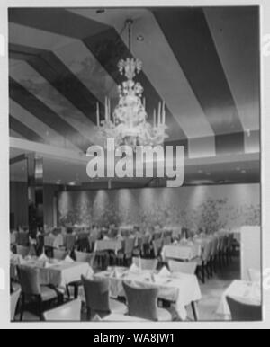 Restaurant aux chandelles, Central Ave., Yonkers, New York. Banque D'Images