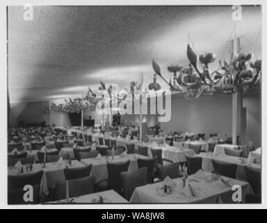 Restaurant aux chandelles, Central Ave., Yonkers, New York. Banque D'Images