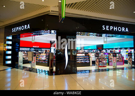 La ville de Singapour, Singapour - le 14 avril 2019 : magasin Sephora à Suntec City shopping mall Banque D'Images