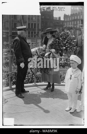 Le capitaine et Mme Mitchel, Jack Adams Banque D'Images