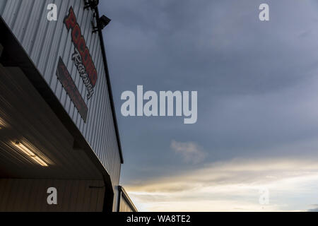 Long Pond, Massachusetts, USA. Août 18, 2019. Pocono Raceway est l'hôte de la pluie réduit l'offre d'ABC 500 de Long Pond, Massachusetts. (Crédit Image : © Colin J Mayr meule Media/ASP) Banque D'Images