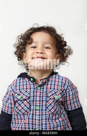 Close up of a Boy smiling Banque D'Images