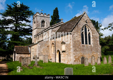 Église Saint Martin de Tours, Lyndon, Rutland, England, UK Banque D'Images