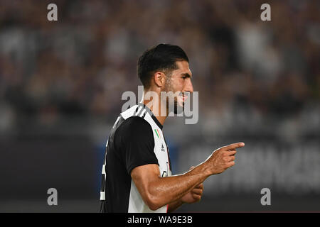 Joueur de football allemand Emre peut de Juventus F.C. réagit comme il est en concurrence avec l'Inter Milan lors de la Coupe des Champions 2019 de football international tourna Banque D'Images