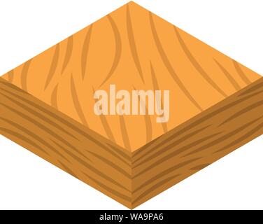 Le sol de sable, l'icône de style isométrique Illustration de Vecteur