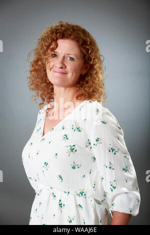 Edimbourg, Ecosse. 19 août. 2019. La romancière britannique, Susan Fletcher assiste à une photo appel sur Edinburgh International Book Festival. Pako Mera/Alamy Live News Banque D'Images