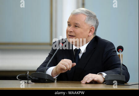 Varsovie, Pologne 05.02.2010. Sur la photo : Jaroslaw Kaczynski. Banque D'Images