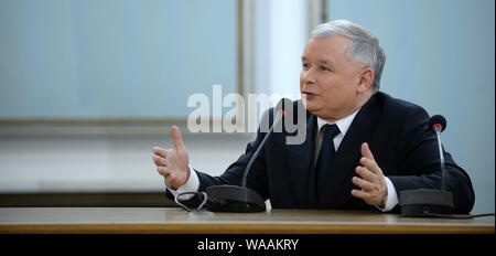 Varsovie, Pologne 05.02.2010. Sur la photo : Jaroslaw Kaczynski. Banque D'Images