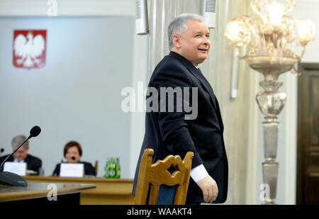 Varsovie, Pologne 05.02.2010. Sur la photo : Jaroslaw Kaczynski. Banque D'Images