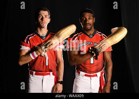 Miami, FL, USA. Août 16, 2019. La ville magique de l'équipe au portrait Jai-Alai Magic City Casino le 16 août 2019 à Miami, en Floride. Credit : Mpi04/media/Alamy Punch Live News Banque D'Images