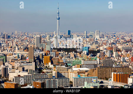 Le Japon, Honshu, Tokyo, Toyosu Salon Skyline, 30076540 Banque D'Images