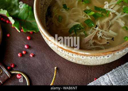 soupe de nouilles Banque D'Images