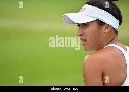 Heather Watson (GBR) à l'affiche à l'International Tennis Nature Valley, le Devonshire Park, Eastbourne, Angleterre, Royaume-Uni. 25 Juin 2019 Banque D'Images