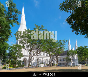 La Cathédrale Saint André, la ville de Singapour, Singapour Banque D'Images