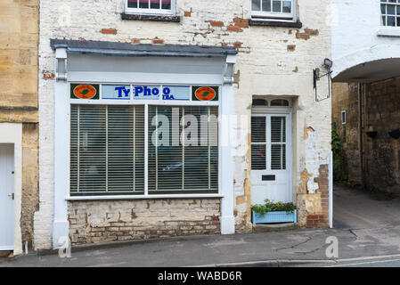 Ancien magasin shop convertie en maison dans la rue du Nord, dans le joli village de Cotswold, Winchcombe près de Cheltenham, dans le Gloucestershire, Royaume-Uni Banque D'Images