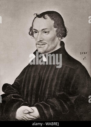 Philipp Melanchthon ou Philipp Schwartzerdt, 1497 - 1560, un théologien et réformateur allemand Banque D'Images