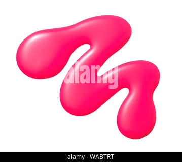 Vernis à ongles/crayon Squiggle, piscine Banque D'Images