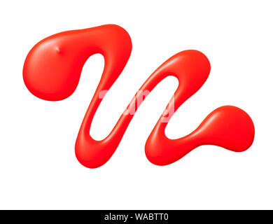 Vernis à ongles/crayon Squiggle, piscine Banque D'Images