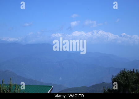 L'Inde Darjeeling Hill View Point Banque D'Images