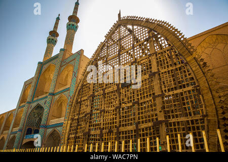 Nakhl palm en bois (pour les cérémonies religieuses). Amir Chakhmaq complexe. Banque D'Images