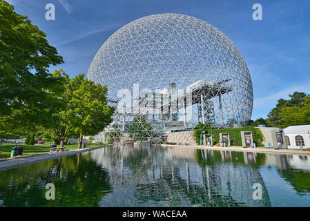 L'ancien pavillon américain sur le site de l'exposition universelle de Montréal 1967 Banque D'Images