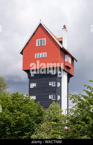 La maison dans les nuages à Aldeburgh un village côtier sur la côte du Suffolk, Angleterre, RU Banque D'Images