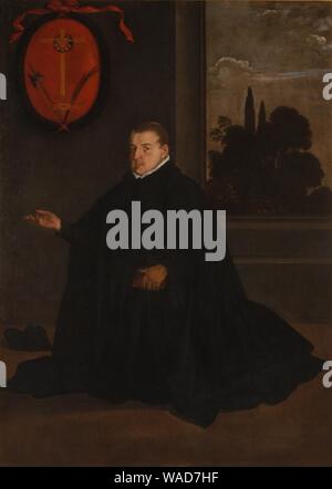 Don Cristóbal Suárez de Ribera, par Diego Velázquez. Banque D'Images