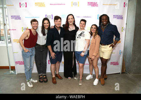 Performance de clôture de trouver belle au 2019 New York NYMF Musical Festival, tenu à la signature Theatre Centre. Avec : Michael Jacob, Annika Chavez, Danny Bristoll, Anessa Marie, Amy Burgess, Rachel Rose Gilmour, Darius-Anthony Robinson Où : New York, New York, United States Quand : 20 Juillet 2019 Crédit : Joseph Marzullo/WENN.com Banque D'Images