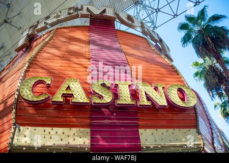 Fremont Casino, le Four Queens Hotel, Las Vegas, Nevada, USA Banque D'Images