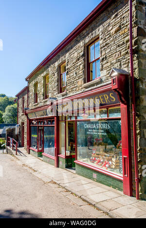 Gwalia Stores de 1880 à St Fagans Musée National de l'histoire du pays de Galles, Cardiff, Pays de Galles, Royaume-Uni Banque D'Images