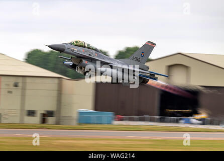 Royal Netherlands Air Force F-16 AM/BM au Royal International Air Tattoo 2019 Banque D'Images