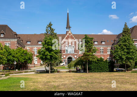 Architecture, universitaire, de l'extérieur, l'enregistrement sur le terrain, de la construction, DE, DEU, Allemagne, Düsseldorf, Europe, protestante, photo couleur, couleur, impression couleur Banque D'Images